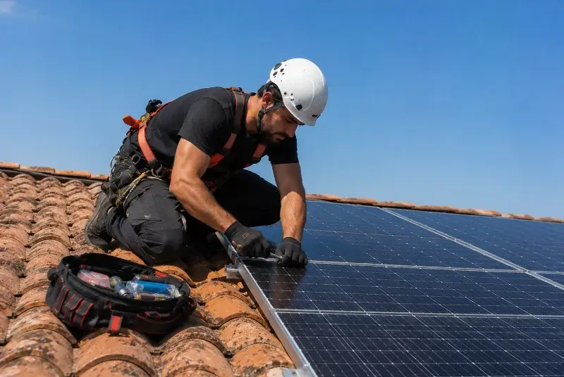 Maintenance et monitoring de panneaux solaires à Sainte-Gemmes-sur-Loire